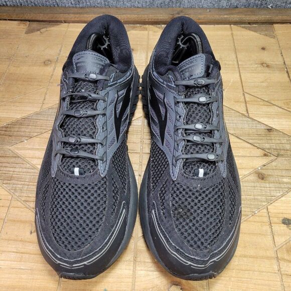 Brooks Addiction 13 Mens Size 12D Medium Black Running Shoes Mesh Uppers‎ main image 13